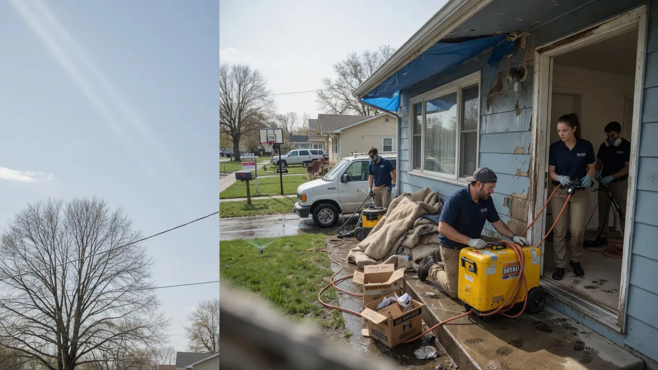 Basement Flood Cleanup in Sylvia, KS near me